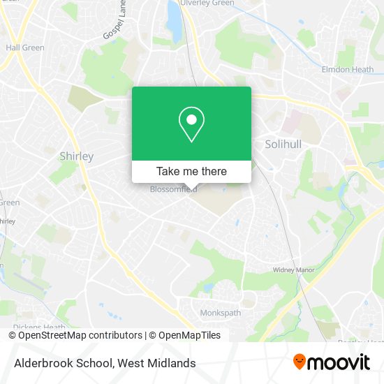 Alderbrook School map