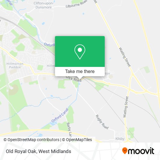 Old Royal Oak map