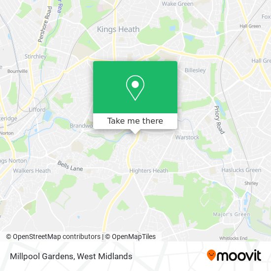Millpool Gardens map