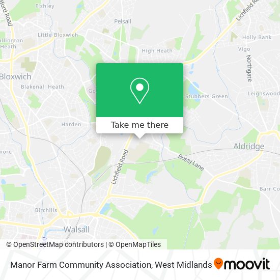 Manor Farm Community Association map