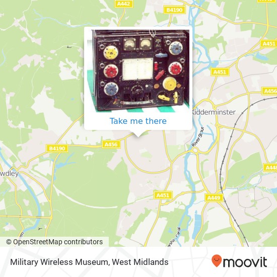 Military Wireless Museum map