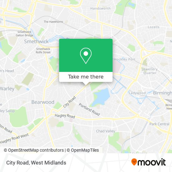 City Road map