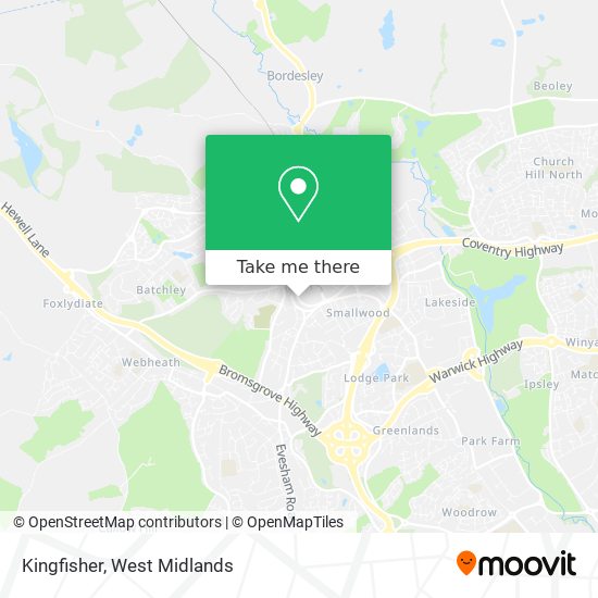 Kingfisher map