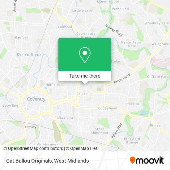 Cat Ballou Originals map