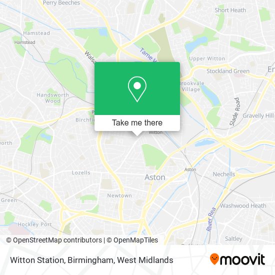 Witton Station, Birmingham map