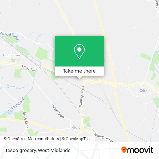 tesco grocery map