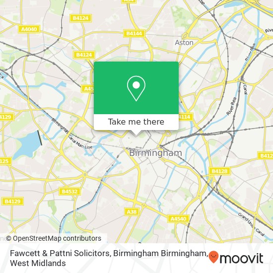 Fawcett & Pattni Solicitors, Birmingham Birmingham map