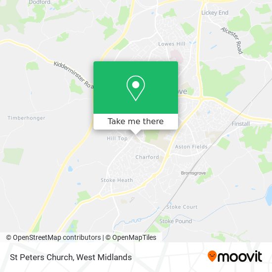 St Peters Church map