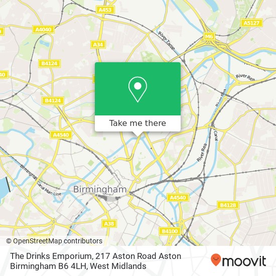 The Drinks Emporium, 217 Aston Road Aston Birmingham B6 4LH map