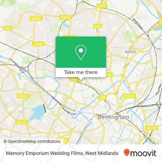 Memory Emporium Wedding Films map