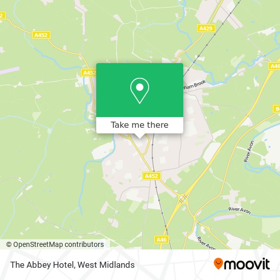 The Abbey Hotel map