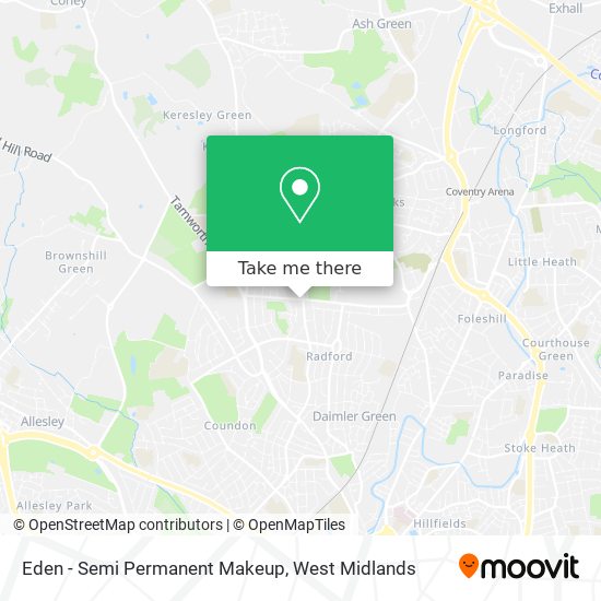 Eden - Semi Permanent Makeup map