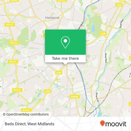 Beds Direct, 848 Bristol Road Selly Oak Birmingham B29 6 map