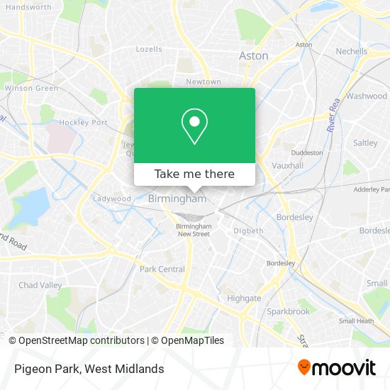 Pigeon Park map