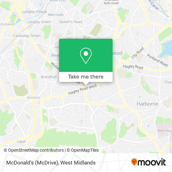 McDonald's (McDrive) map