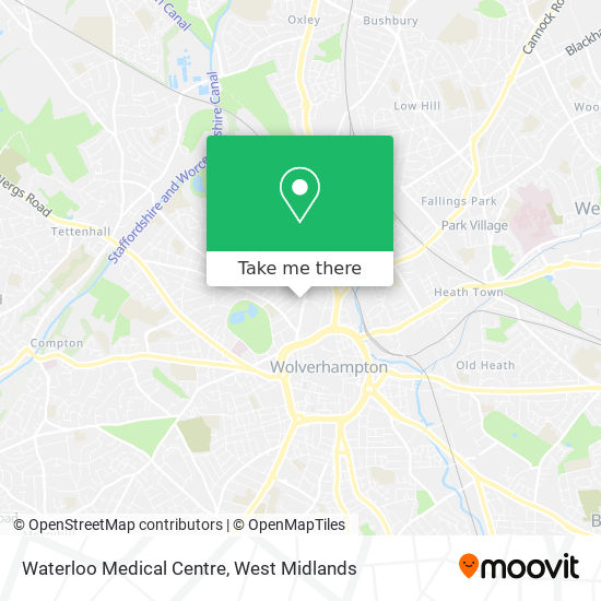 Waterloo Medical Centre map