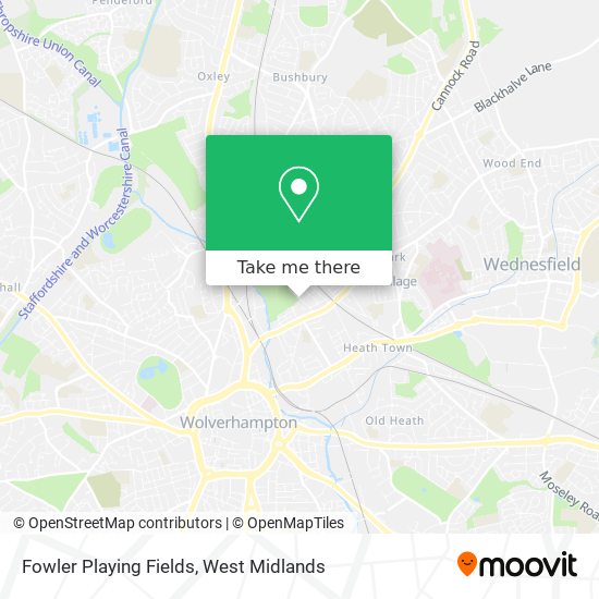 Fowler Playing Fields map