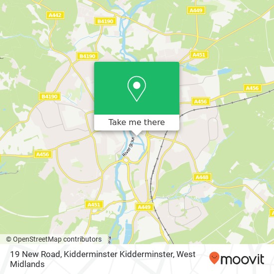 19 New Road, Kidderminster Kidderminster map