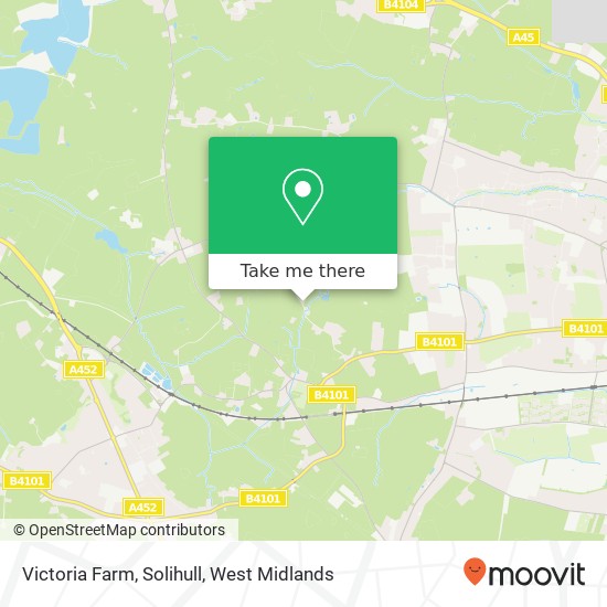 Victoria Farm, Solihull map