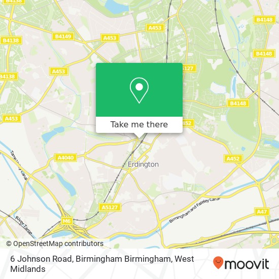 6 Johnson Road, Birmingham Birmingham map