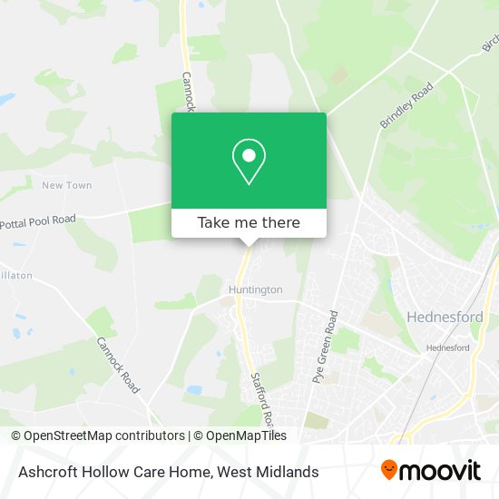 Ashcroft Hollow Care Home map