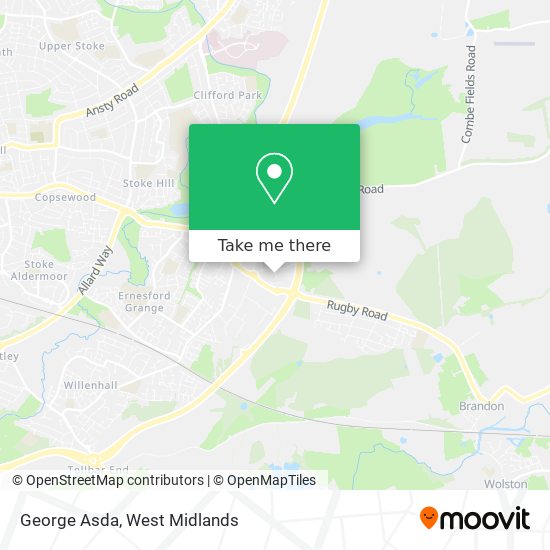 George Asda map