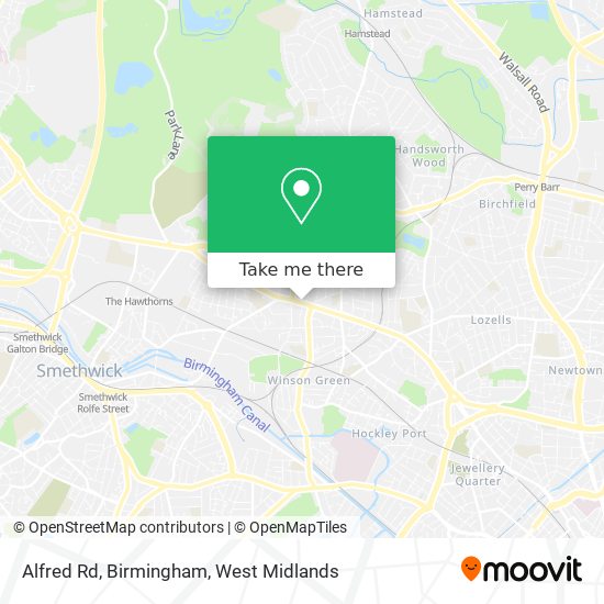 Alfred Rd, Birmingham map