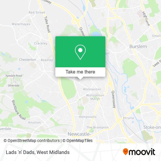 Lads 'n' Dads map