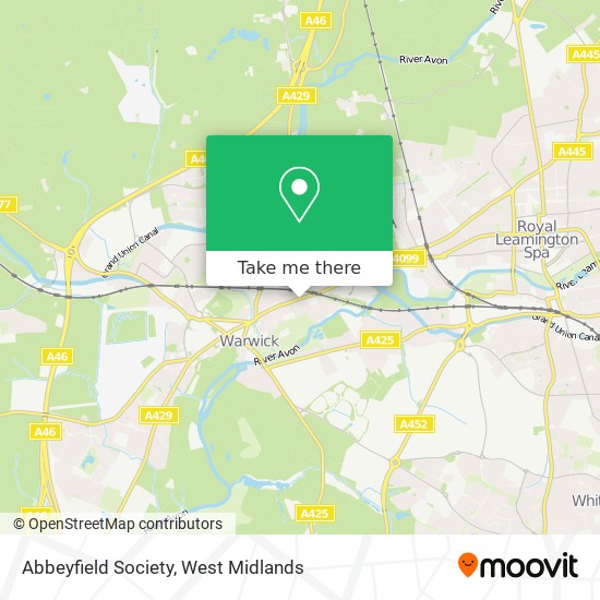 Abbeyfield Society map