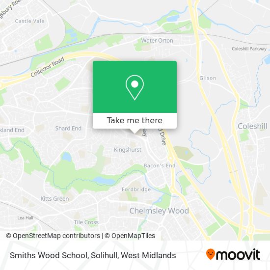 Smiths Wood School, Solihull map