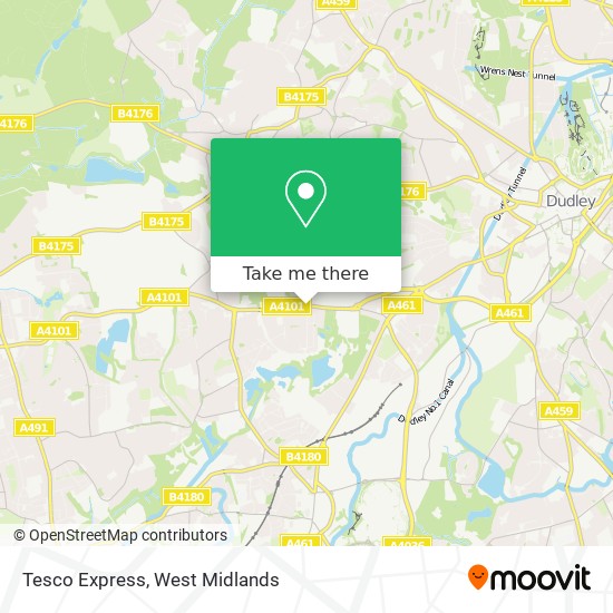 Tesco Express map