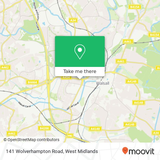 141 Wolverhampton Road, Walsall Walsall map