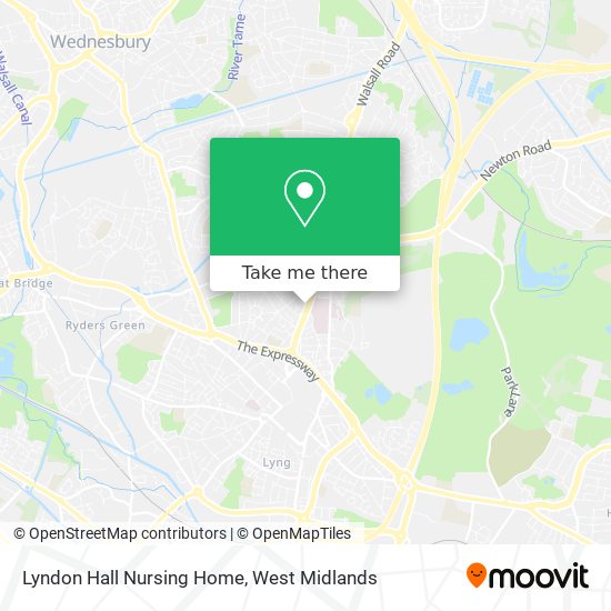 Lyndon Hall Nursing Home map