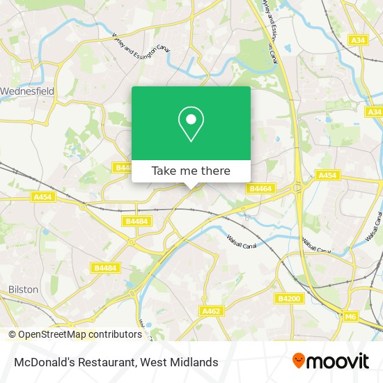 McDonald's Restaurant map