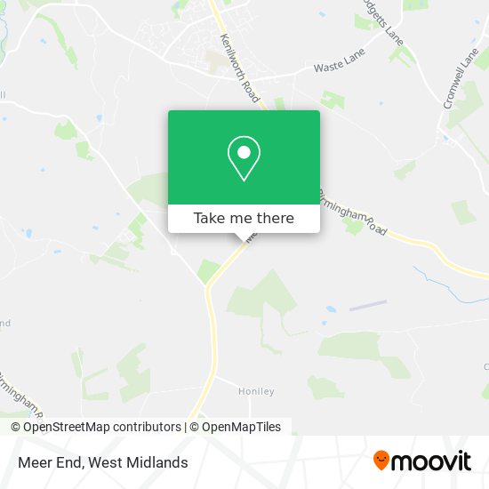 Meer End map