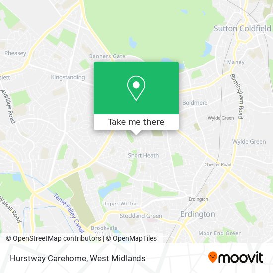 Hurstway Carehome map