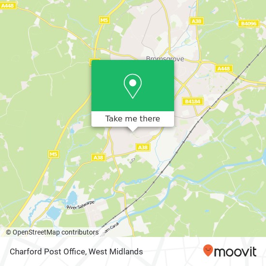 Charford Post Office, 55 Gilbert Road Bromsgrove Bromsgrove B60 3 map