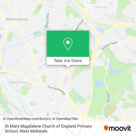 St Mary Magdalene Church of England Primary School map