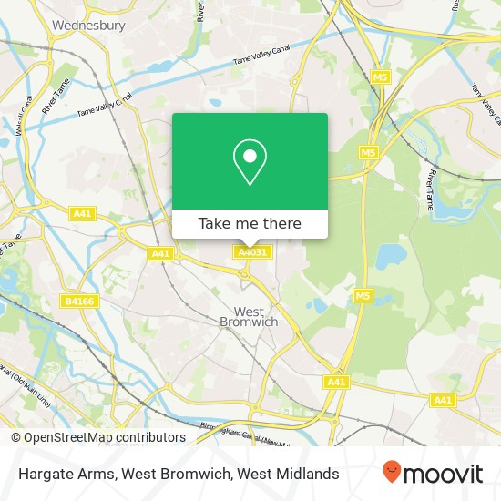 Hargate Arms, West Bromwich map