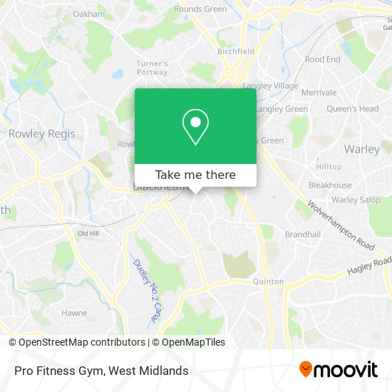 Pro Fitness Gym map