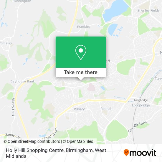 Holly Hill Shopping Centre, Birmingham map
