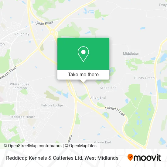 Reddicap Kennels & Catteries Ltd map