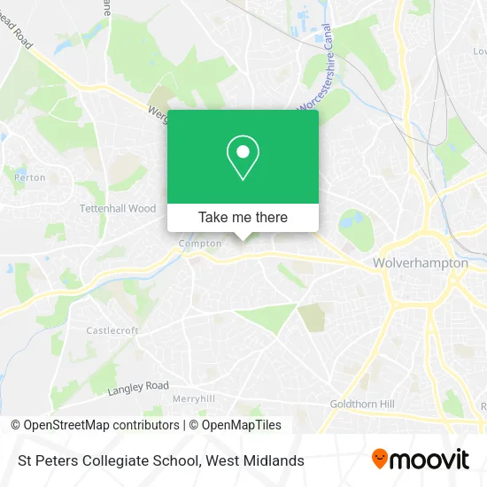 St Peters Collegiate School map