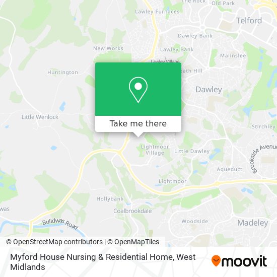 Myford House Nursing & Residential Home map