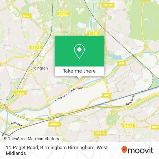 11 Paget Road, Birmingham Birmingham map