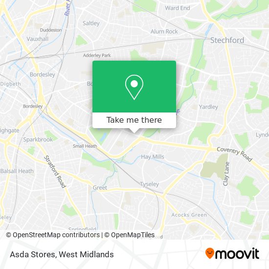 Asda Stores map