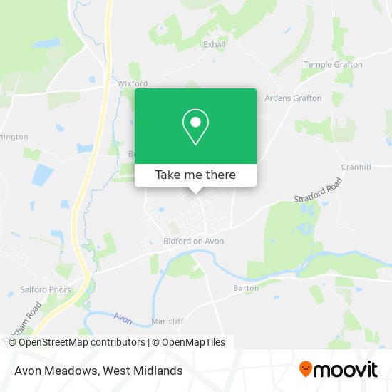 Avon Meadows map