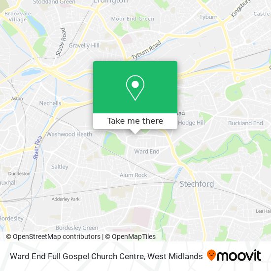 Ward End Full Gospel Church Centre map