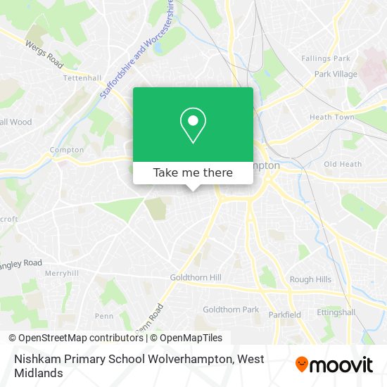 Nishkam Primary School Wolverhampton map