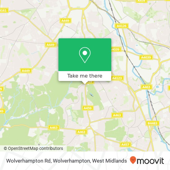 Wolverhampton Rd, Wolverhampton map